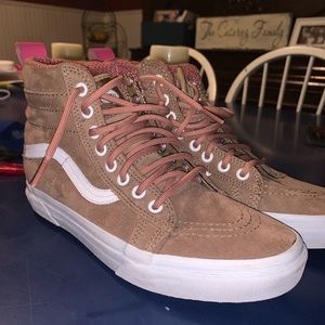 Limited edition high top suede Vans